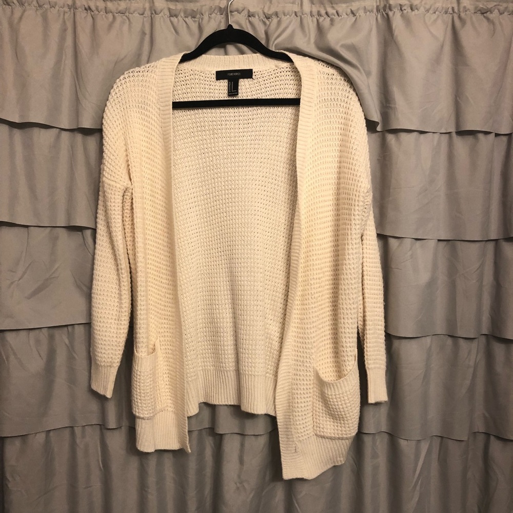 Off White Sweater Cardigan